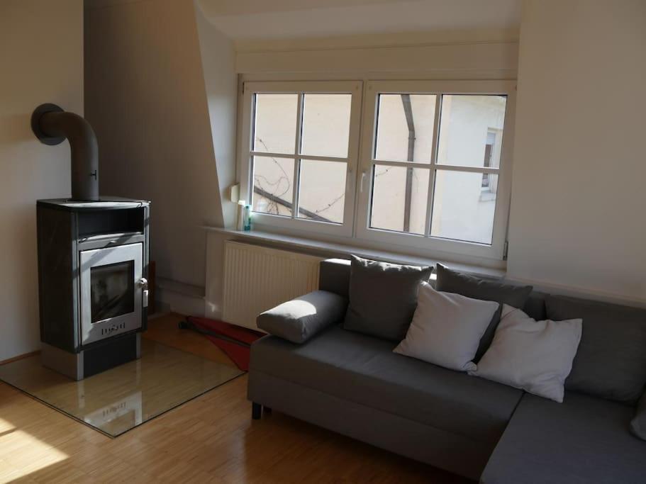 Maisonette-Wohnung In Nuernberg Mit Kamin Luaran gambar